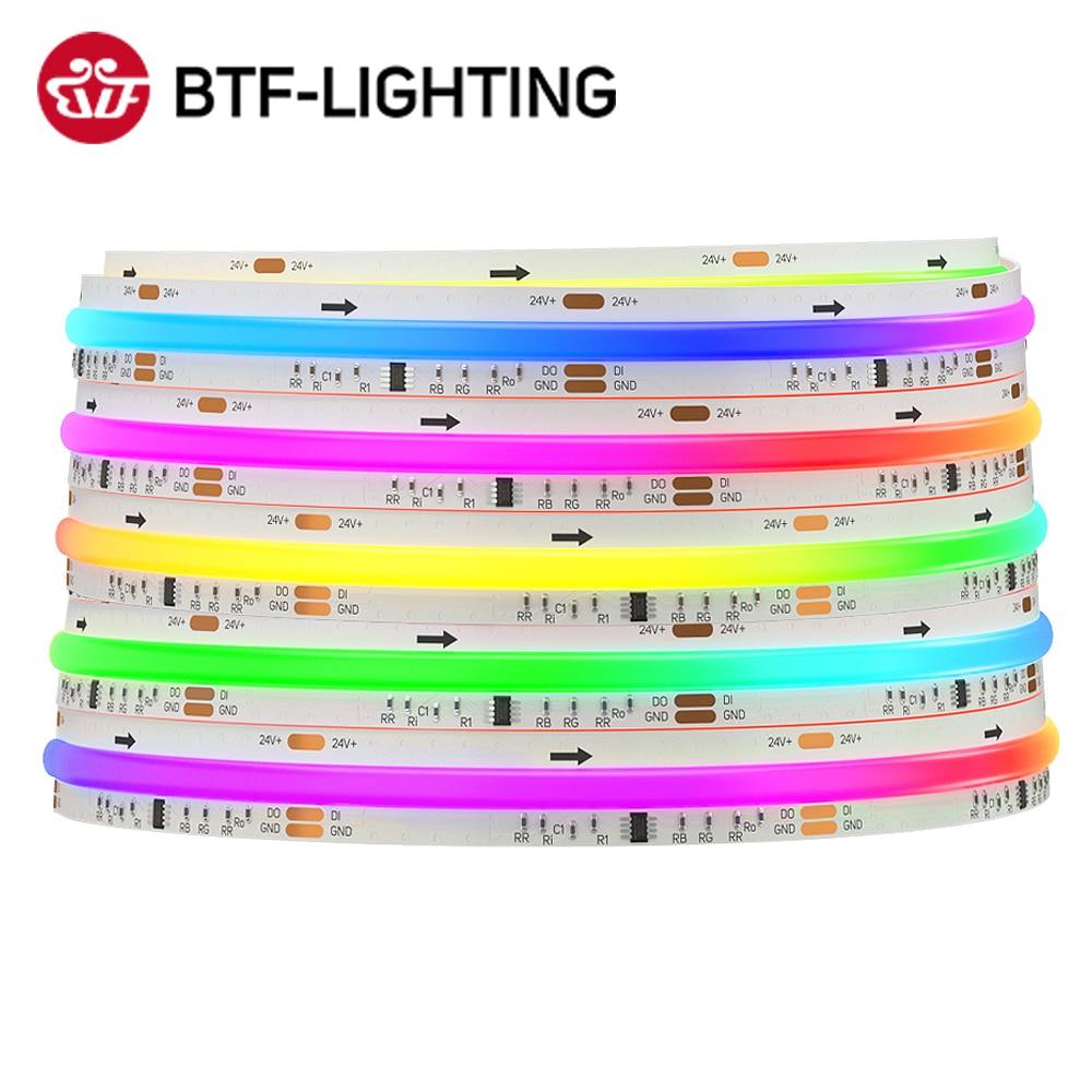 FCOB SPI RGB IC LED  Ʈ, ּ   720 630 LED, 帲 ÷, DC12V, 24V, WS2812B,  FOB COB , RA90, WS2811